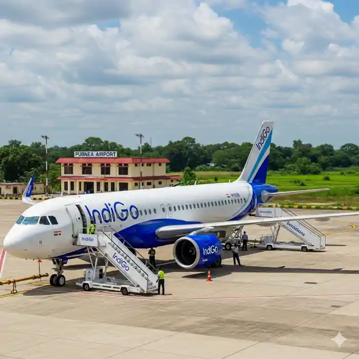 पूर्णिया-दिल्ली इंडिगो फ्लाइट 8 दिनों तक कैंसिल:19 से 26 जनवरी तक की हवाई सेवा बंद रहेगी, गणतंत्र दिवस परेड की रिहर्सल के चलते लिया फैसला